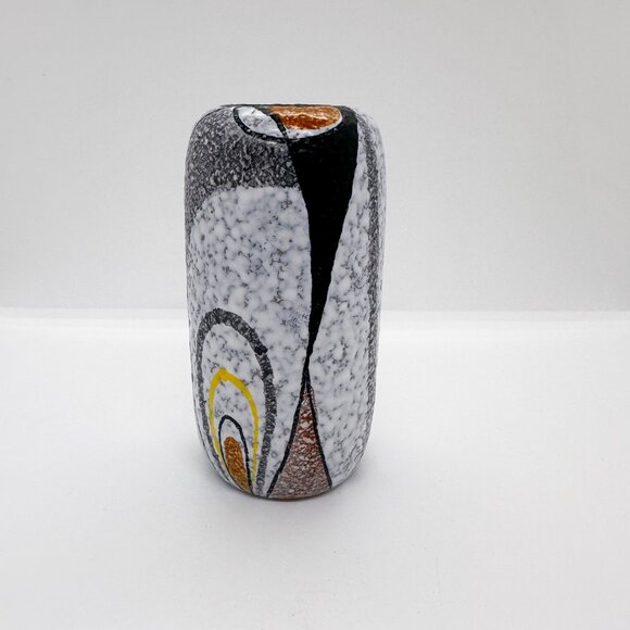 Vtg Flora Gouda Rumba Ceramic Vase Holland Dutch Pottery 50s 60s Atomic MCM - Picture 5 of 9